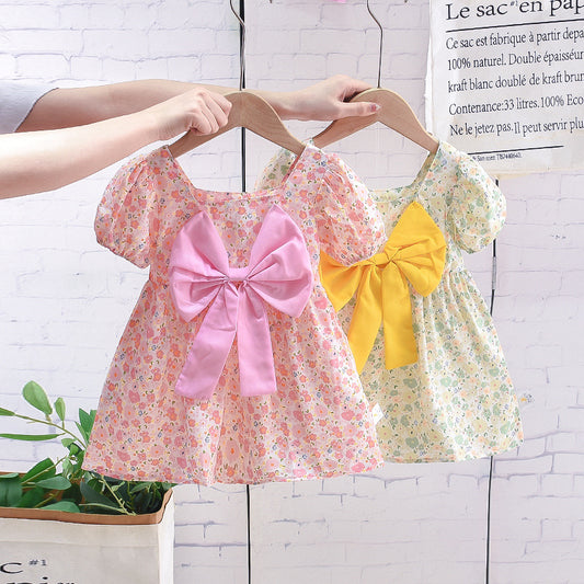 Princess Skirt Girls Summer Dress Children's Skirt Summer Thin Section Baby Foreign Style 1 Year Old Dress Girl Baby