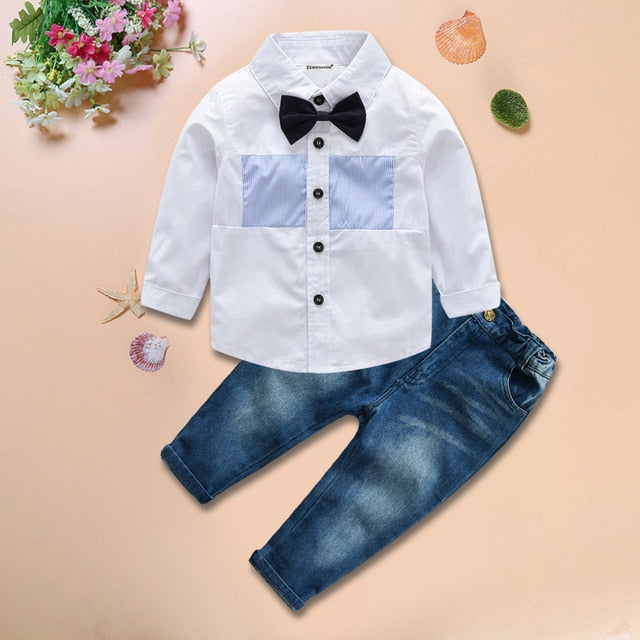 toddler boy clothes summer children clothing boys sets costume for kids clothes sets t-shirt+jeans sport suits 2 3 4 5 6 7 years