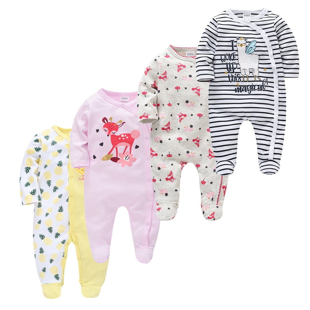 4 pcs/lot new born jumper  bebes clothing