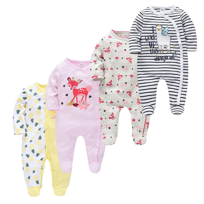 4 pcs/lot New Born Jumper  Bebes Clothing