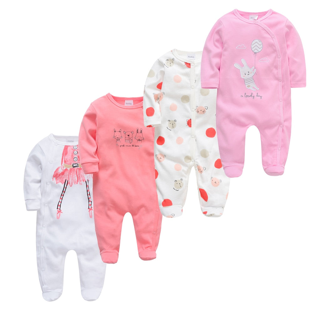 4 pcs/lot new born jumper  bebes clothing