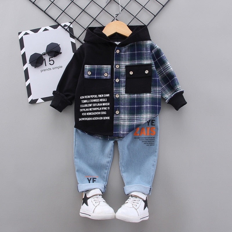 new kids clothes baby boys costume letter tracksuit tops pants children spring  boys outfits girls set infantil newborn 2pcs