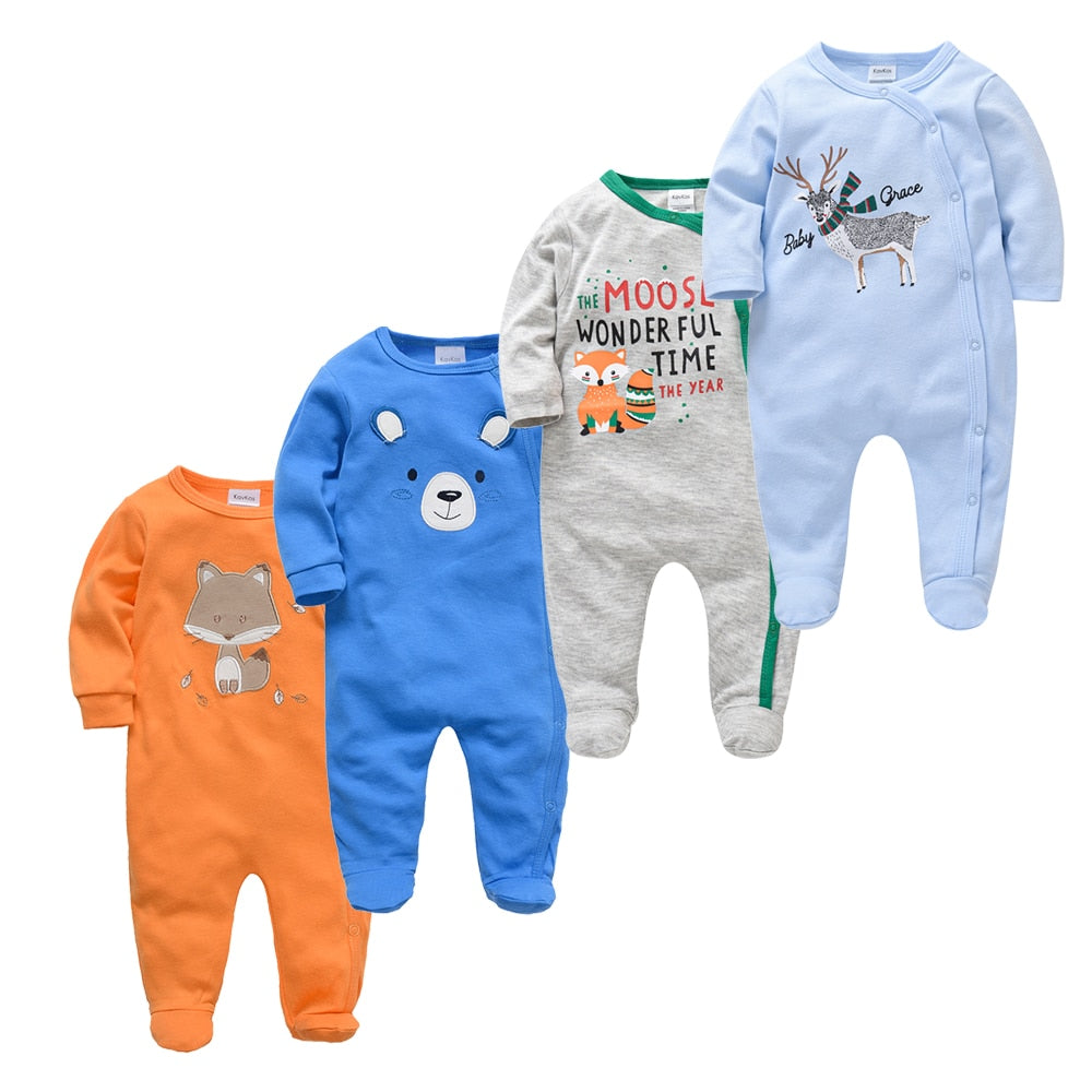 4 pcs/lot new born jumper  bebes clothing