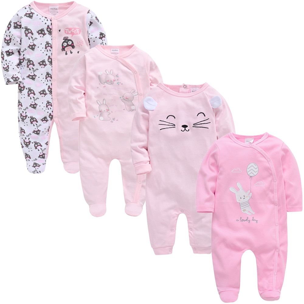 4 pcs/lot new born jumper  bebes clothing