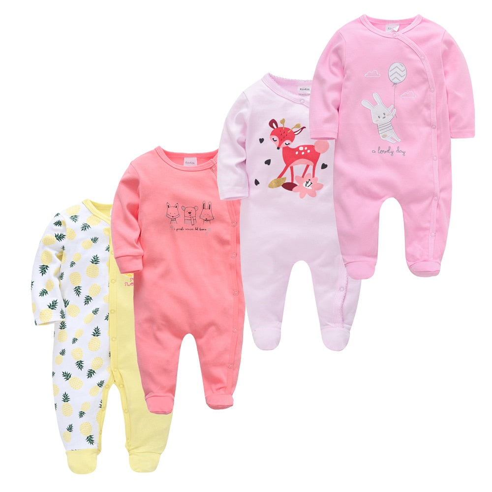 4 pcs/lot new born jumper  bebes clothing