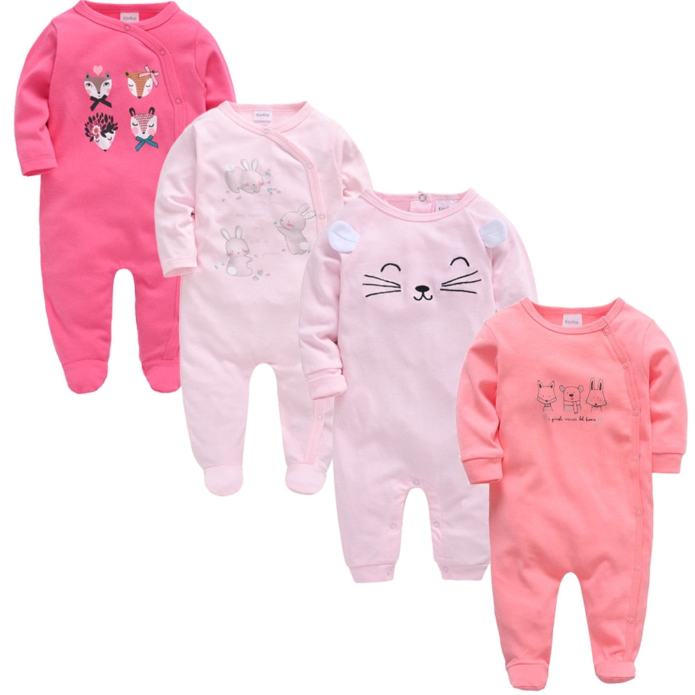 4 pcs/lot new born jumper  bebes clothing