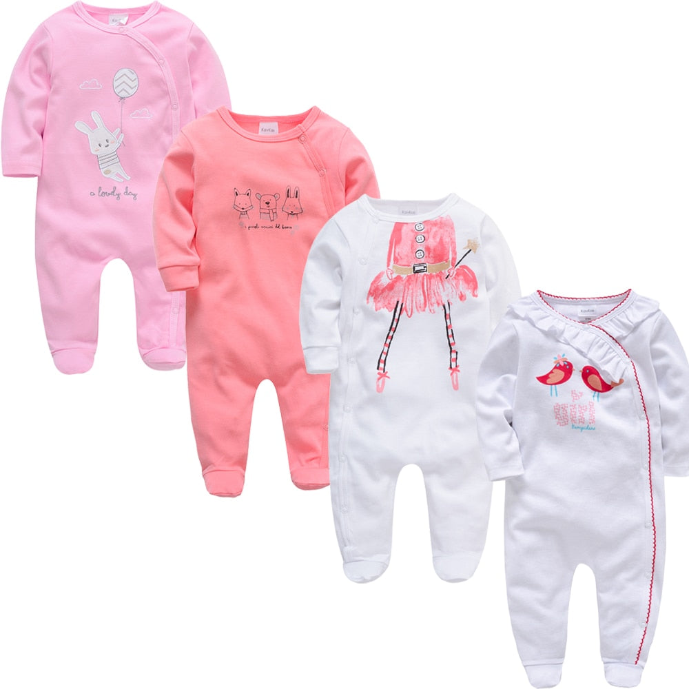 4 pcs/lot new born jumper  bebes clothing