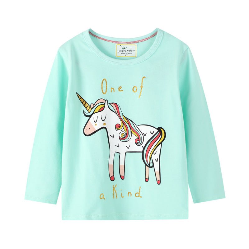 girl's long-sleeved t-shirt