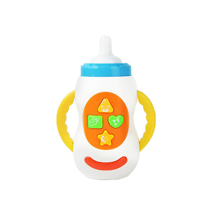 Newborn Baby Sound And Light Music Milk Bottle