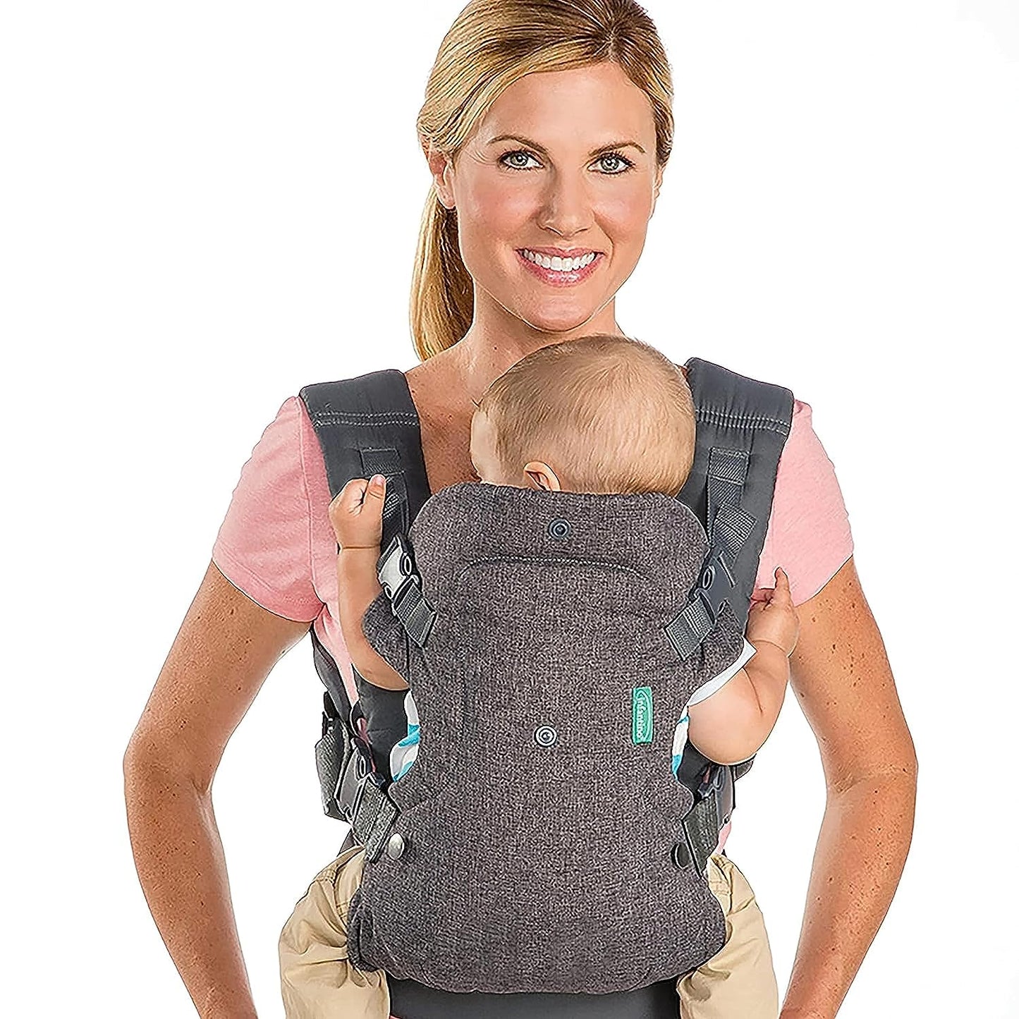 flip advanced 4-in-1 carrier - ergonomic, convertible, face-in and face-out front and back carry for newborns and older babies 8-32 lbs