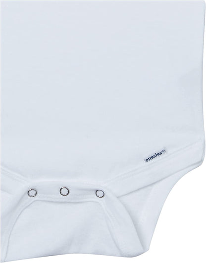 Gerber Unisex-Baby 8-Pack Short Sleeve Onesies Bodysuits