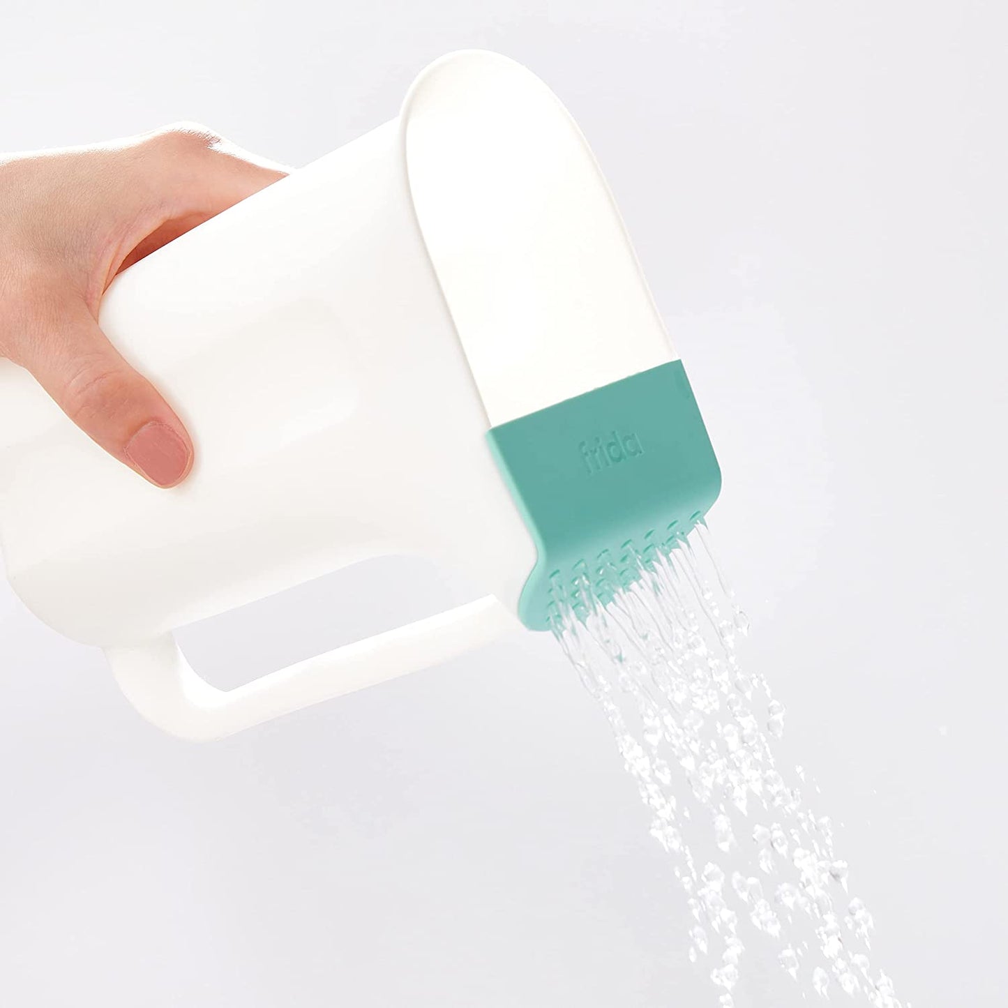 "ultimate bath time rinse cup: control the flow with easy grip handle and removable rain shower!"