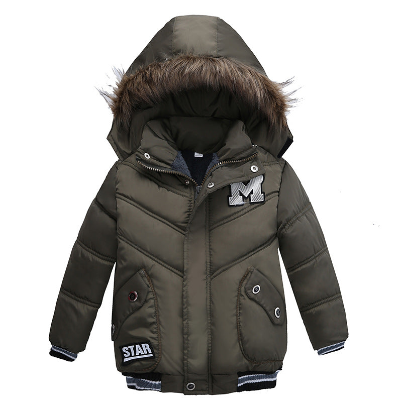 boy's cotton-padded jackets