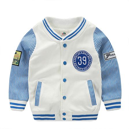 boy's block striped jacket