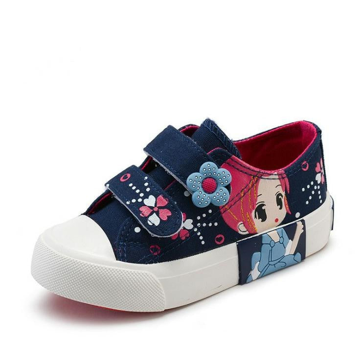 girls' autumn canvas shoes