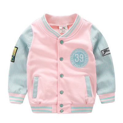 boy's block striped jacket